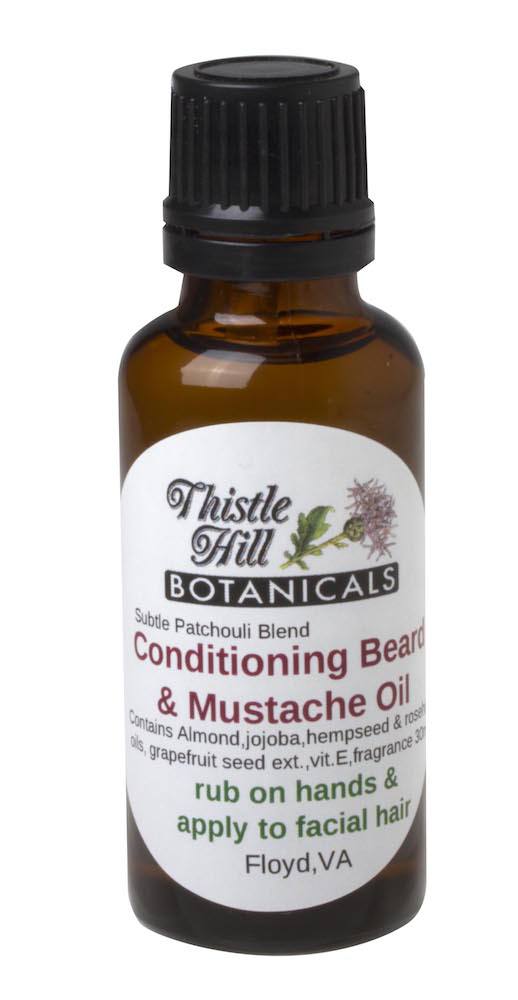 Tame your wiry beard, Conditioning Beard & Mustache Oil - Light Patchouli
