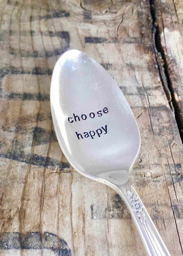 Choose Happy Teaspoon Gift